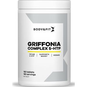 Body & Fit Griffonia Complex 5-HTP - Essentiële Aminozuren - Natuurlijke Serotonine met Magnesium - 180 Tabletten