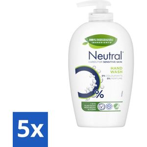 Neutral - Handzeep - 250ml x 5 - Met Pomp