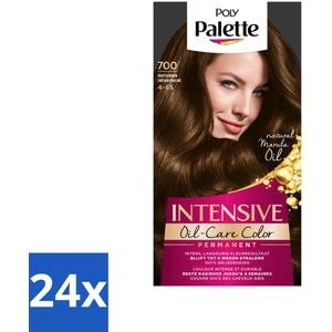 Poly Palette - Haarverf - Truffel Bruin 700 - 115ml - Voordeelverpakking - 24 stuks