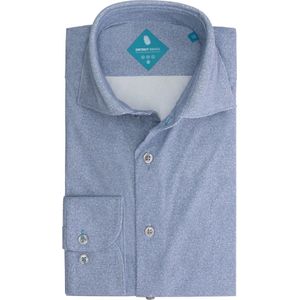 District Indigo - Overhemd - Lichtblauw - Performance - Slim Fit