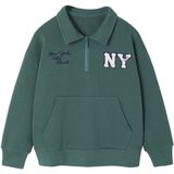 Vertbaudet - Geborduurde Sweater - Jongens - Opstaande Kraag