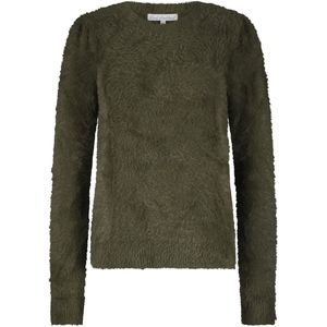 Red button trui fluffy SRB4640 maat S