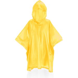 Regenponcho - Regenjas - Regenkleding - Kinderen - Jongens - Meisjes - Herbruikbaar - One-size - PVC- geel