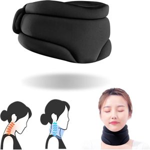Nekbrace - Nekkraag - Anti Snurk Kussen - Cervicorrect nekbrace - Cervical Collar - nekondersteunings brace - Vermindert Druk In De Wervelkolom - Unisex - Zwart