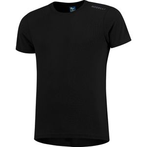 Rogelli Promo Sportshirt - Korte Mouwen - Heren - Zwart - Maat XL