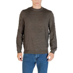 Armani Exchange - Xm 001560 - Crew Neck Sweater - Groen - Wol
