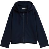 TOM TAILOR DENIM - Sweatvest - Donkerblauw - Capuchon met Ritssluiting