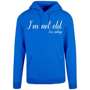 7311 - Hoodie - I'm not old-Cobalt Blue-XXL