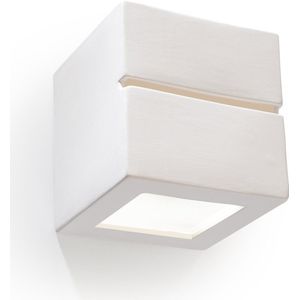 Trend24 Wandlamp Keramische Leo Line - E27 - Wit