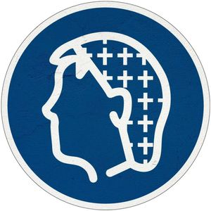 Haarnet verplicht gebodsbord - Sign Again - 20 cm