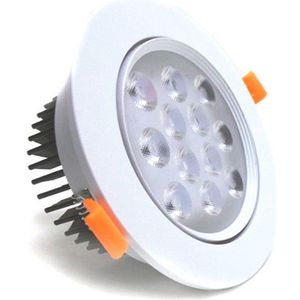 LED Downlight Verzonken 12W 80 ° Verstelbaar Rond - Wit licht - Overig - wit - Unité - Wit Neutre 4000K - 5500K - SILUMEN