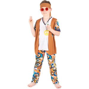 LUCIDA - Hippie outfit voor jongens - M 122/128 (7-9 jaar)