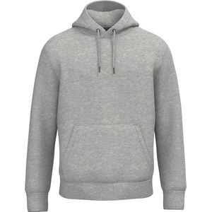 Native Spirit Ecologische uniseks sweater met capuchon NS444 - Moon Grey Heather - S