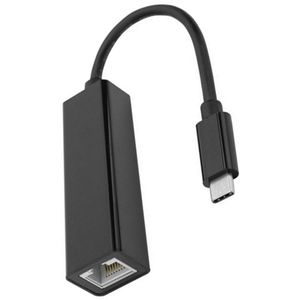 USB-C Naar Ethernet Adapter - Ethernet Kabel naar USB C - USB-C naar Internet Poort - 10/100/1000 Mbps Gigabit - Hoge Snelheid