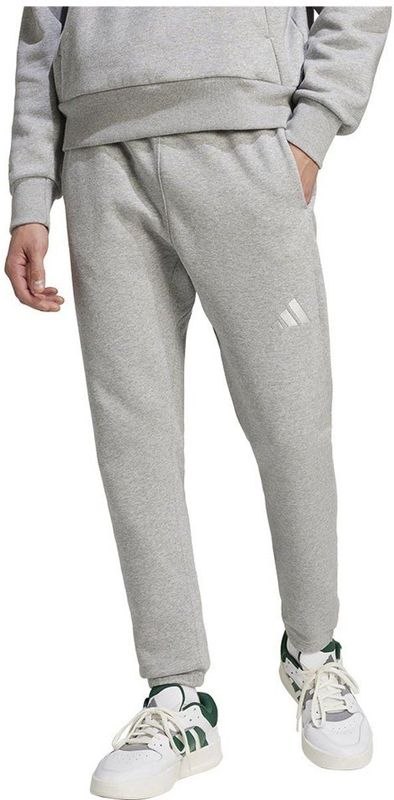 adidas Hombre ALL SZN FLEECE REGULAR TAPERED PANT, medium grey heather, XL Short