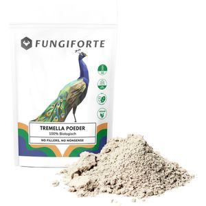FungiForte Tremella Poeder - 100 gram - Tremella Fuciformis - Non-GMO - Lab Tested - Paddenstoel supplement