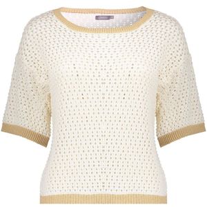 Geisha Trui Gehaakte Trui 54054 70 Off-white/beige Dames Maat - 3XL
