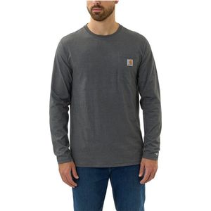 Carhartt Damen Longsleeve Force Flex Pocket T-Shirt L/S Carbon Heather-L