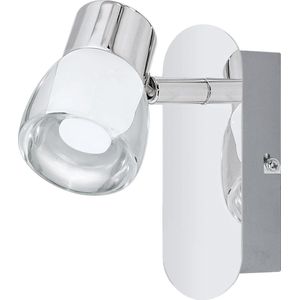 EGLO Perito - Spot - 1 Lichts - LED - Chroom - Helder, Gesatineerd