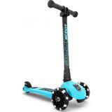 Scoot and Ride Highwaykick 3 - Blueberry - Kinderstep met LED -lichtjes en dubbele voorwielen - 3 tot 6 jaar