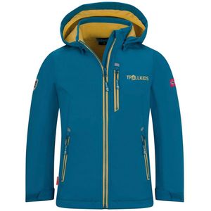 Trollkids Balestrand Jas Geel,Blauw 152 cm Jongen