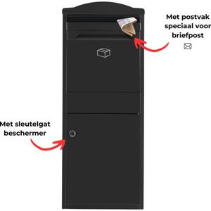 PakketPanda® - Multi Frontbox - XXXL - Pakketbrievenbus - Brievenbus - Pakketbox - 104,5 x 38,5 x 41,5 - Grote Pakketten