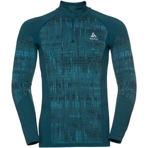 Odlo Blackcomb Half-Zip Top Heren - thermoshirts - groen - Mannen