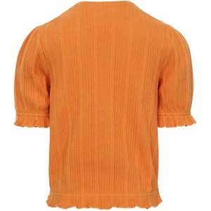 LOOXS Little 2411-7313-533 Meisjes Sweater/Vest - Maat 116 - Oranje van 100% COTTON