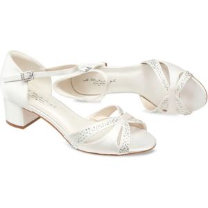 Miriam Bruidsschoenen Ivory Satin 36