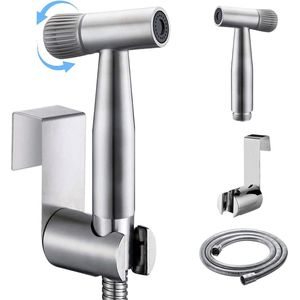 Bidet Handdouche - Bidet WC inclusief 150cm Doucheslang en Watertankhaak - Douchekopbidet voor Toilet, Persoonlijke Hygiëne en Luierreiniging - Bidet Sproeier