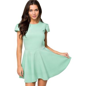 Mint mini jurk