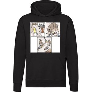 Beren! Speel dood! Hoodie - beer - leven - begrafenis - humor - grappig - trui - sweater - capuchon