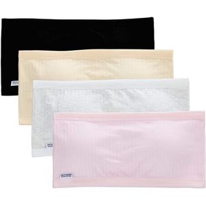 Strapless Bandeau BH - Draadloze Naadloze Training BH - Patroon 3 - 4-Pack Ondergoed Set