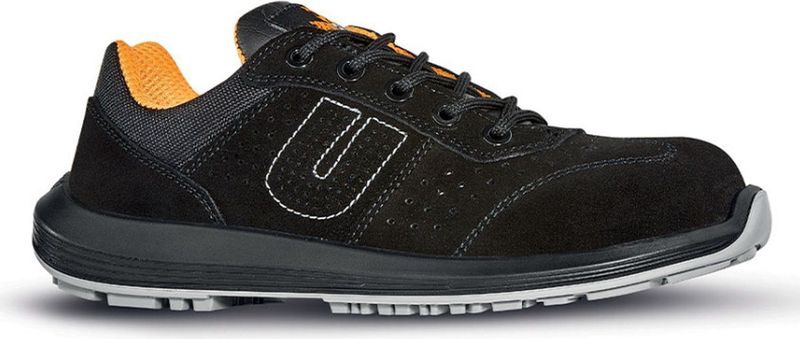 U-Power - Sun - Veiligheidsschoenen - Zwart - Suède Leer - Ademend Mesh