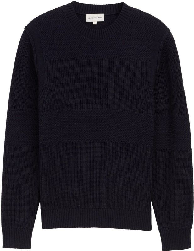 TOM TAILOR heren trui, 10668 - Sky Captain Blue, XXL