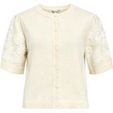 Object - Objjane 2/4 Re Knit Cardigan - Ecru - Vest