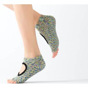 Yogasokken & Pilatessokken - Antislip sokken * 'Ballerina' - groen patroon - meerdere kleuren verkrijgbaar - Pilateswinkel * Yoga sokken * Pilates sokken