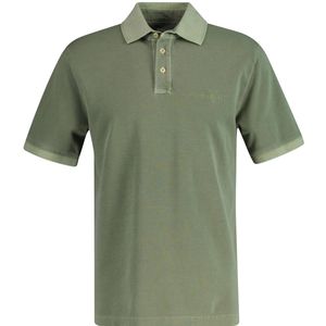 T-Shirt - Effen - Jersey - Polokraag - Kwartmouw - Normale Pasvorm