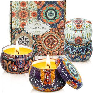 Scented Candle Set – Geurkaarsen Cadeauset – Geurkaarsenset -  Geurkaarsen geschenkset