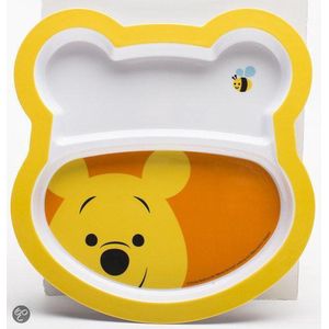 Zak! Designs Big Face Pooh Bord - 21 cm - Wit