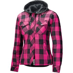 Held Lumberjack II Lady Pink Black Motorcycle Jacket-XS - Maat -