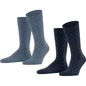 Esprit - Fine Dot - Herensokken - Veelkleurig - 2-Pack - Duurzaam Organisch Katoen