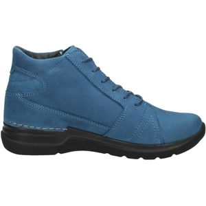 Wolky - Why - Veterschoenen Hoog - Licht Blauw