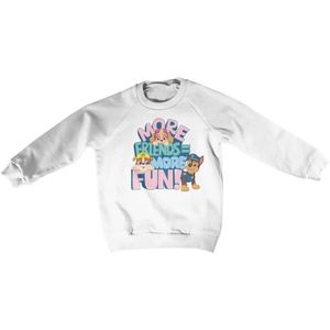 Paw Patrol Kinder More Friends Fun Kids Sweatshirt NIC-31-PP003-DTF534 White-4 Jahre