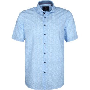 Suitable - KM Overhemd Craig - Blauw - Modern-Fit