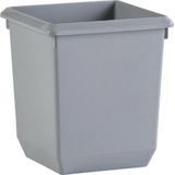 Kunststof - Papierbak - Vierkant - Zwart - 21L of 27L