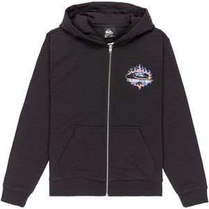 Quiksilver - Graphic Sweatshirt - Zwart - Hoodie - Jongens 14 Jaar