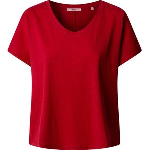 Pepe Jeans Malena T-shirt Met Korte Mouwen En V-hals Rood M Vrouw