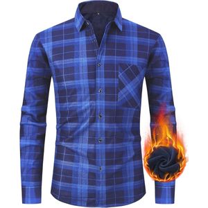 Geruit flanellen overhemd met capuchon voor heren - Warm en casual - Lange mouwen - Ideaal voor lente, herfst en winter