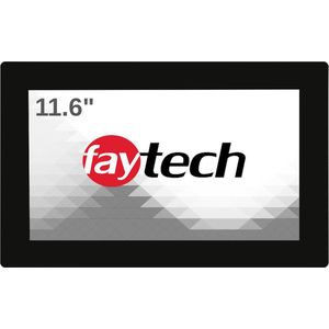 faytech open frame monitor 11,6"" capacitieve IP65 front FT116TMCAPOFHBOB